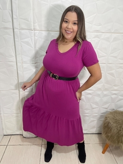 VESTIDO FUCSIA ZARAH - comprar online