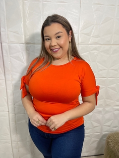 BLUSA LIGANETE LARANJA