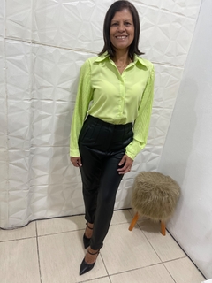 CAMISA SOCIAL VERDE LIMA - comprar online