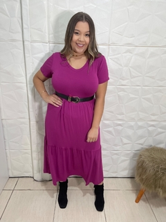 VESTIDO FUCSIA ZARAH