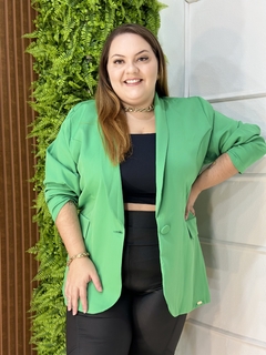 BLAZER ALFAITARIA PLUS VERDE BANDEIRA