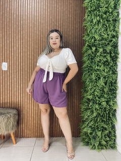 SHORT DUNA PLUS ROXO