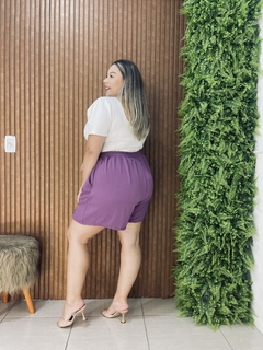 SHORT DUNA PLUS ROXO na internet