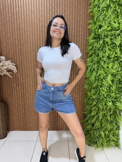 SHORT MOM COM PONTOS DE LUZ