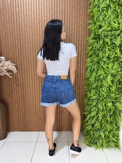 SHORT COM PONTOS DE LUZE BARRA DOBRADA - comprar online