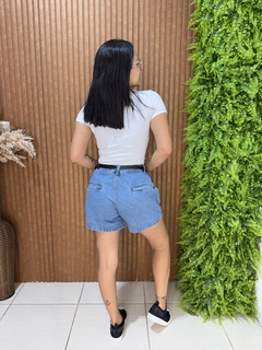 SHORT MOM CLARO COM CINTINHO - comprar online