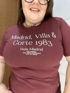 T-SHIRT MADRID MARSALA