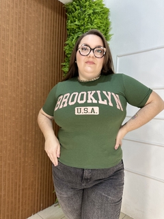 T-SHIRT BROKLYN VERDE MILITAR