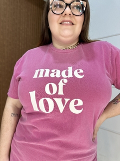 T-SHIRT ESTONADA MADE OF LOVE ROSA