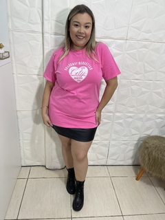 T-SHIRT ESTONADA ROSA NEON - comprar online