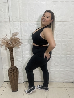 CONJUNTO SUPLEX PLUSSIZE PRETO na internet