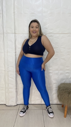 LEGGING POLIAMIDA 3D AZUL BIC - comprar online