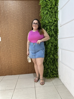 SHORT SAIA JEANS PLUS LAVAGEM CLARA