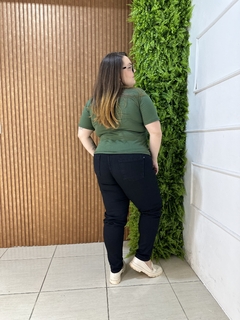 CALÇA JEANS PLUSSIZE PRETA - comprar online