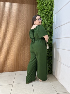 MACACÃO LONGO PLUSSIZE DUNA VERDE MILITAR - comprar online