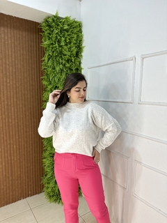 CALÇA ALFAIATARIA PINK COM CINTO DE CORRENTE - Moda Básica & Identidade Urbana