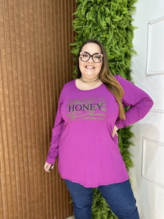 BLUSA VISCOLYCRA HONEY FUCSIA - comprar online