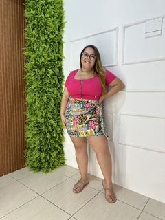 SHORT SAIA PLUS TIGRES COLORIDOS - comprar online