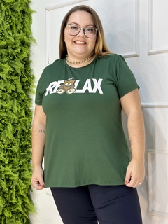 T-SHIRT PLUS RELAX VERDE