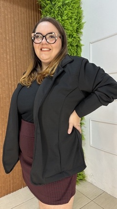 BLAZER NEOPRENE PLUSSIZE PRETO - comprar online