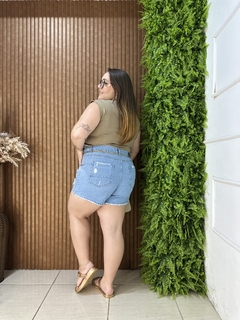 SHORT PLUS MOM COM CINTO DE CORRENTE - comprar online