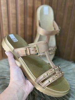 RASTEIRA ZAXY REBEL SLIDE DOURADO - comprar online