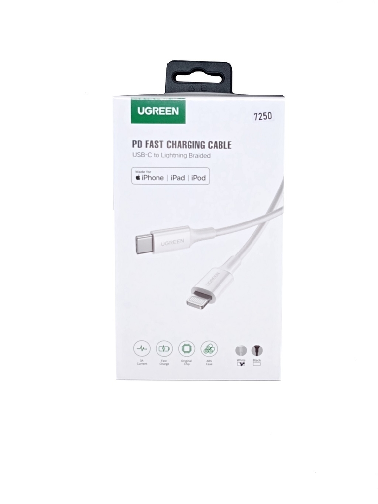 CABO CARREGADOR USB LIGHTNING 1M PARA IPHONE – Quase Tudo Eletrônicos
