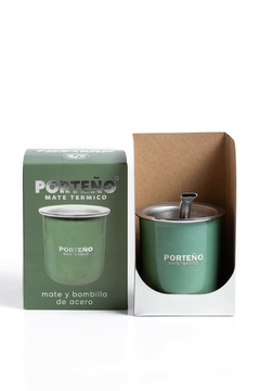 MATE PORTEÑO TÉRMICO ACERO INOXIDABLE - tienda online