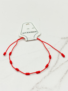 PULSERA HILO ROJO 7 NUDOS / P7