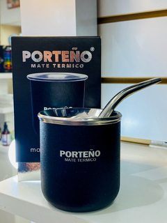 MATE PORTEÑO TÉRMICO ACERO INOXIDABLE en internet