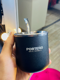 MATE PORTEÑO TÉRMICO ACERO INOXIDABLE