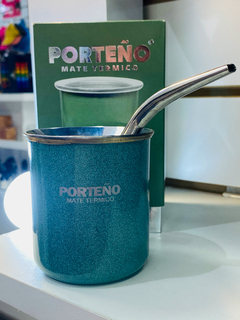 Imagen de MATE PORTEÑO TÉRMICO ACERO INOXIDABLE