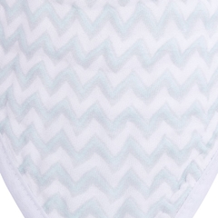 BABADOR BANDANA SOFT PREMIUM PAPI BABY CHEVRON VERDE 2 UN - comprar online