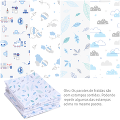 FRALDA SUPER LUXO MAMI ESTAMPADA MASCULINA 5 UNIDADES - comprar online