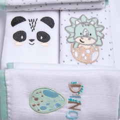 PANINHO DE BOCA SOFT PAPI FRIENDS PANDA E DINO - comprar online