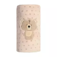 COBERTOR BORDADO DE MICROFIBRA PAPI FRIENDS URSO TED - comprar online