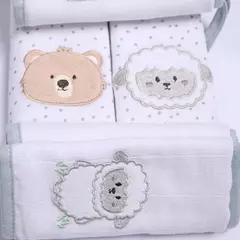 PANINHO DE BOCA SOFT PAPI FRIENDS URSO E OVELHA - comprar online