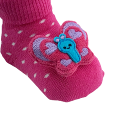 MEIA SOQUETE WINSTON FUN SOCKS BORBOLETA - comprar online