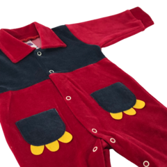 MACACÃO PLUSH BORDADO CELUI BABY LEÃO VERMELHO - comprar online