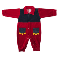 MACACÃO PLUSH BORDADO CELUI BABY LEÃO VERMELHO - loja online