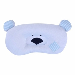 TRAVESSEIRO ANATÔMICO ZIP URSO AZUL