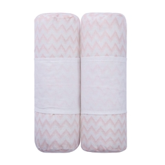 SEGURA BEBÊ PAPI BABY CHEVRON ROSA