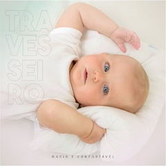 TRAVESSEIRO PAPI BABY LISO BRANCO - Guili Guili