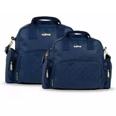 CONJUNTO DE BOLSAS VIRA MOCHILA MARINHO 2 PEÇAS