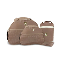 CONJUNTO DE BOLSAS URSO 4 PEÇAS ROSÉ