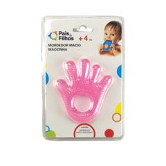 MORDEDOR PAIS E FILHOS MÃOZINHA AGUA BLIST ROSA - comprar online