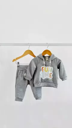 Conjunto frisa liviana/gamuzada bebe (RN a 6 meses)