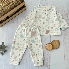 Conjunto Sleep Bosque Beige