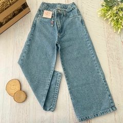 Wide leg clasico jean niña