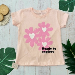 Remera Flora niña - comprar online